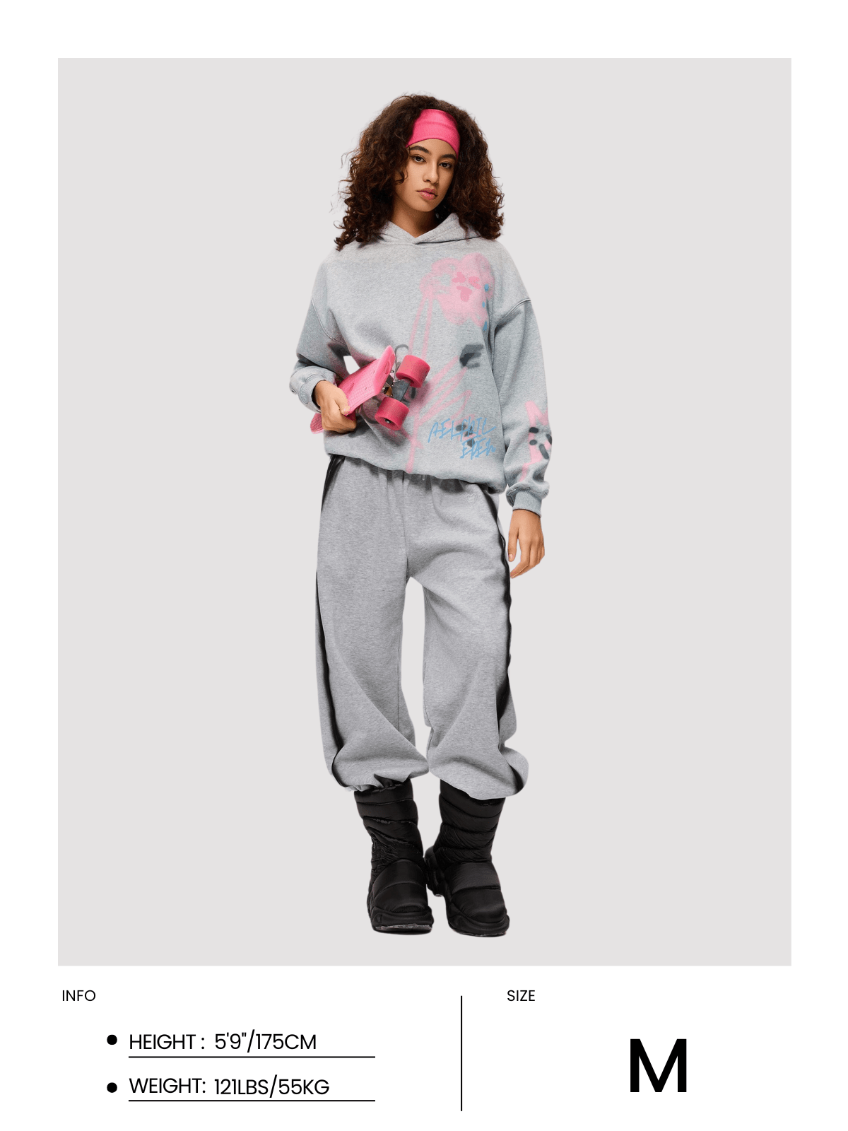 Graffiti Heart Print Sweatpants for Men & Women | Aelfric Eden