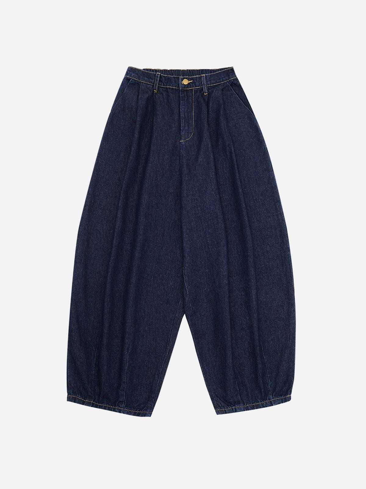 Super Baggy Barrel Jeans with Drawstring Waist & Rope Detail | Aelfric Eden