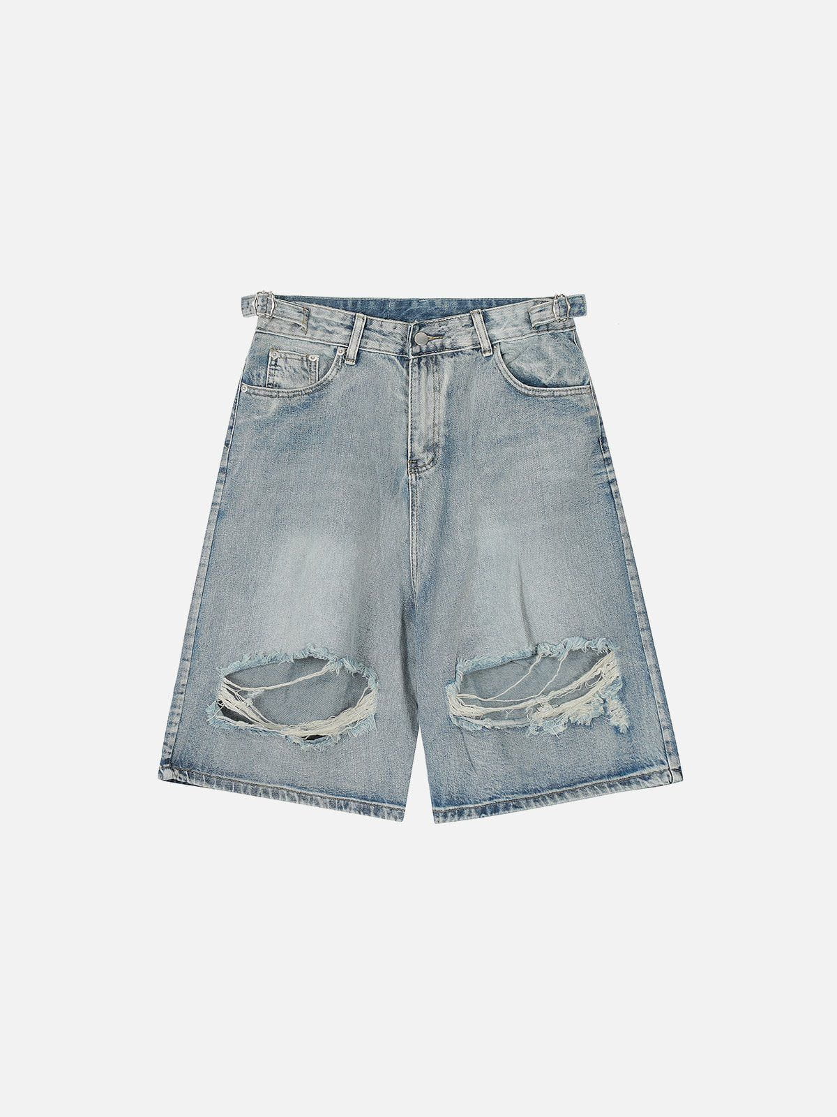 Distressed Fringe Denim Shorts for Men | Aelfric Eden Jorts