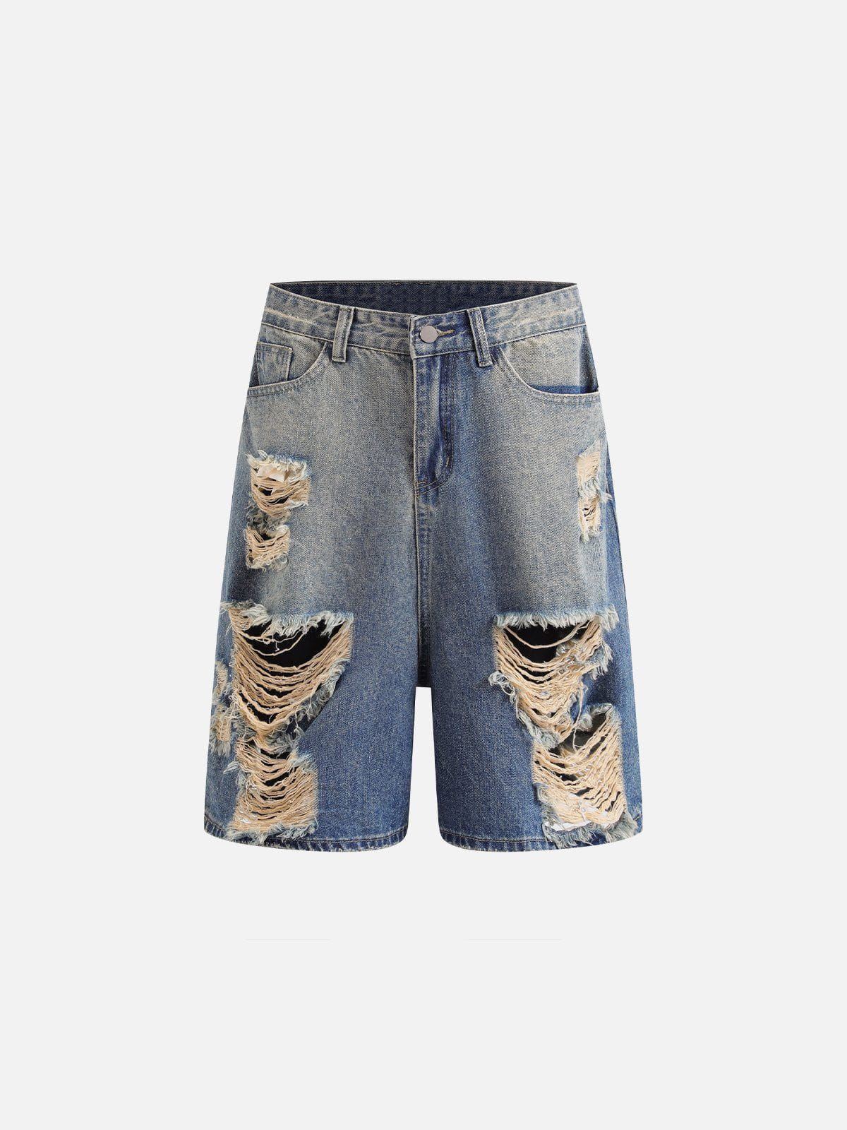Distressed Denim Jorts for Men & Women | Aelfric Eden