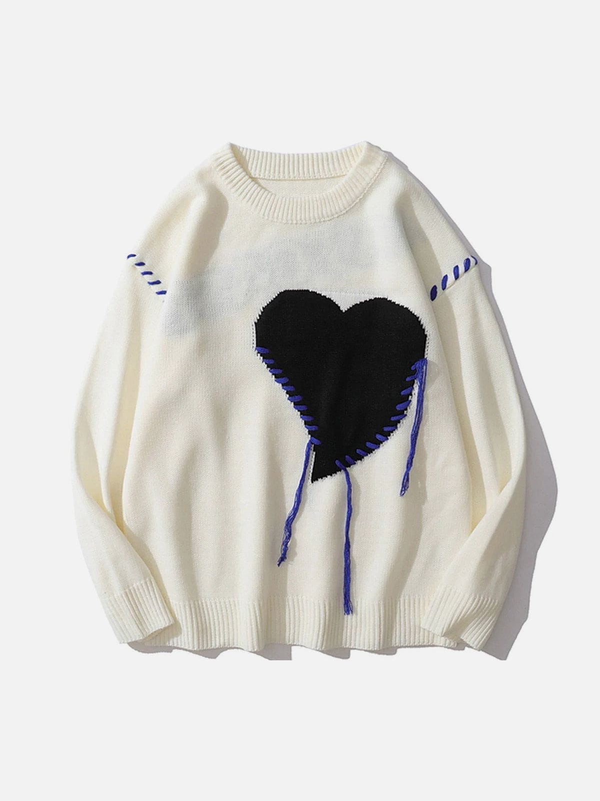 Love Embroidered Knit Sweater for Women & Men | Aelfric Eden