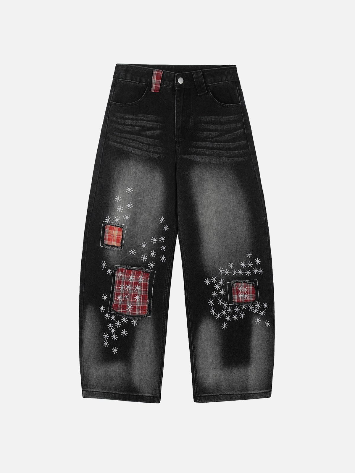 Super Baggy Barrel Jeans with Drawstring Waist & Rope Detail | Aelfric Eden