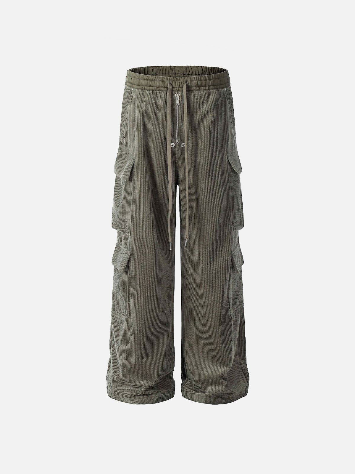 Corduroy Baggy Pants for Men | 100% Cotton Straight-Leg | Aelfric Eden