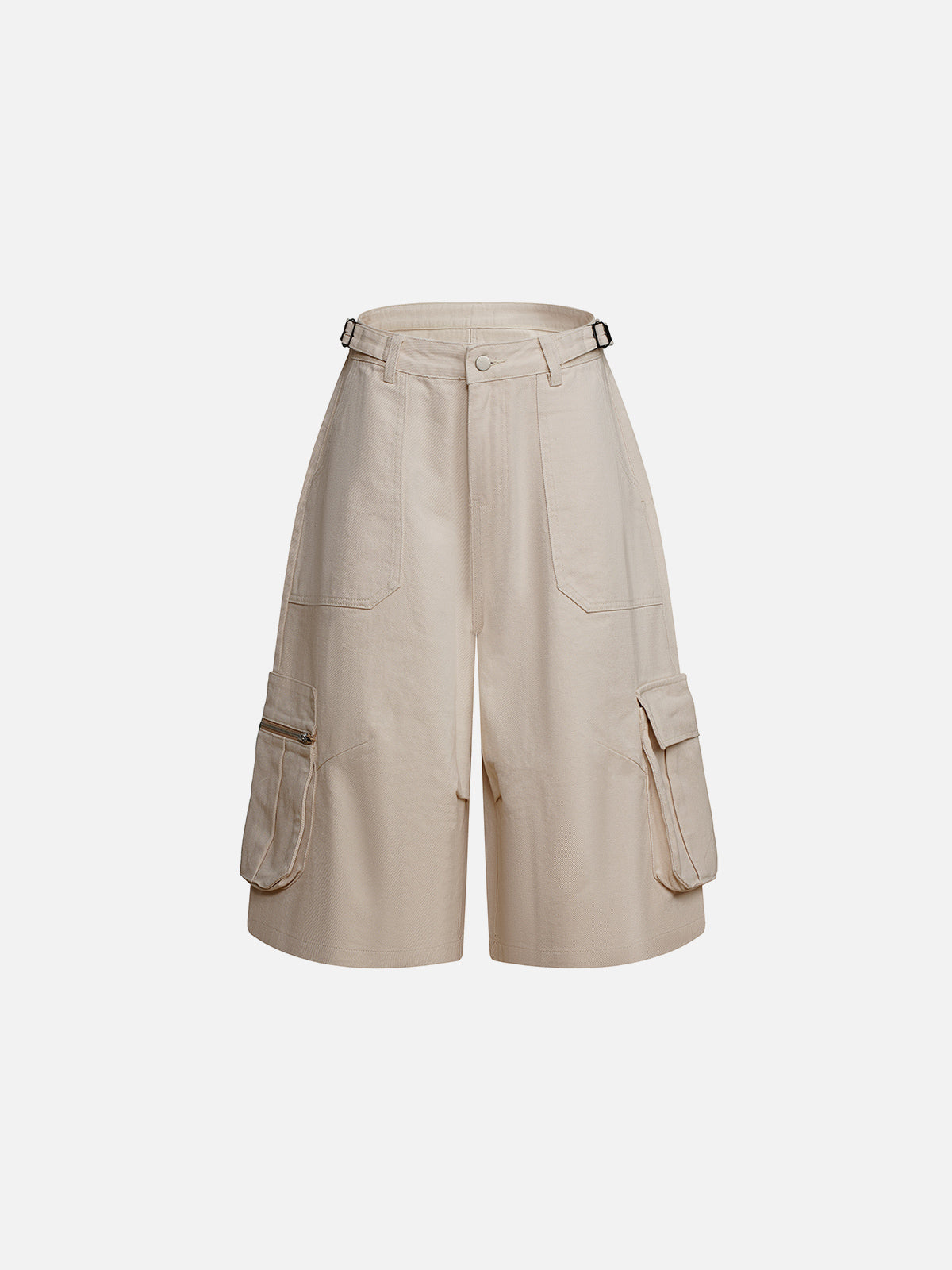 Zip-Up Multi-Pocket Longline Shorts for Streetwear | Aelfric Eden