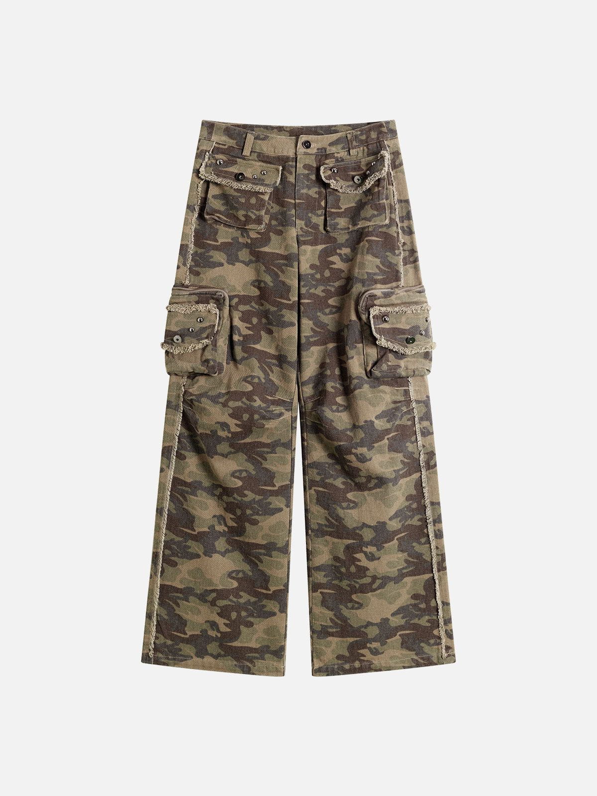 Camouflage Multi Pocket Jeans for Men | Aelfric Eden