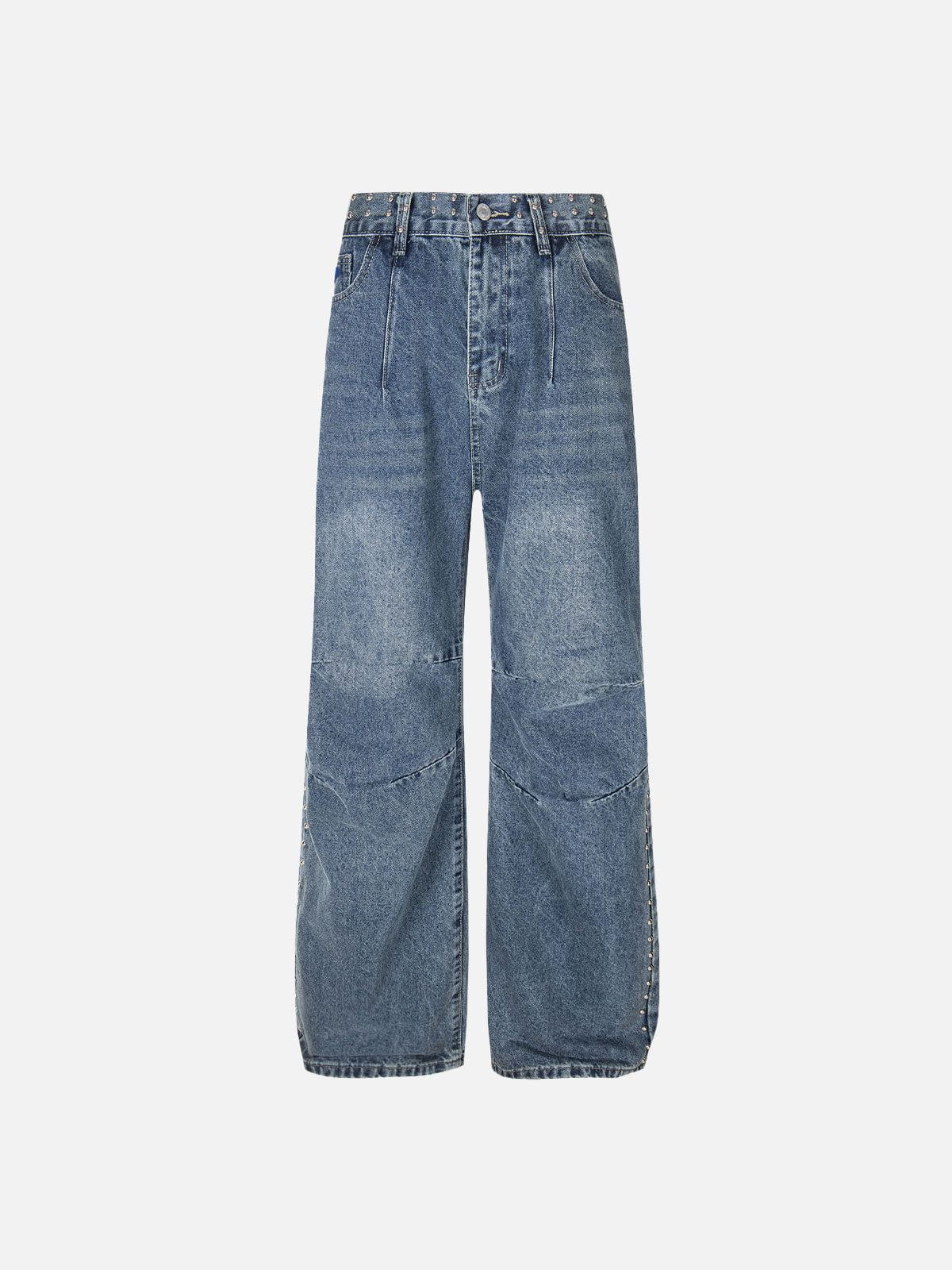 Rivet Washed Baggy Jeans for Men | Aelfric Eden