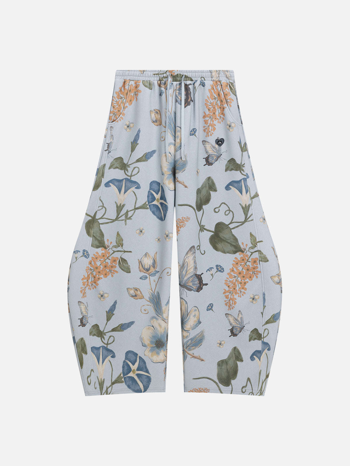 Floral Print Baggy Sweatpants for Women | Aelfric Eden