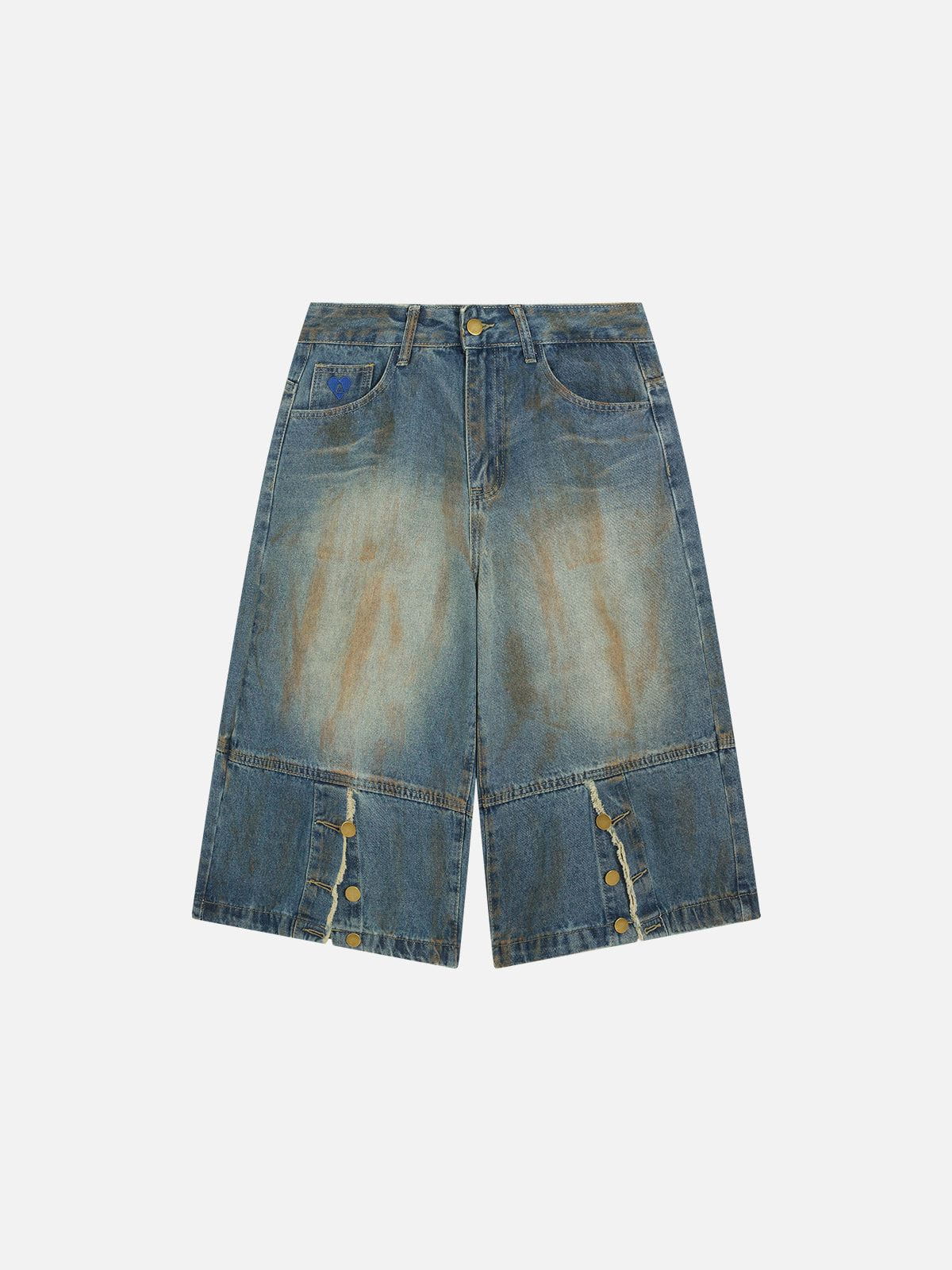 Washed Button Longline Jorts for Men | Aelfric Eden