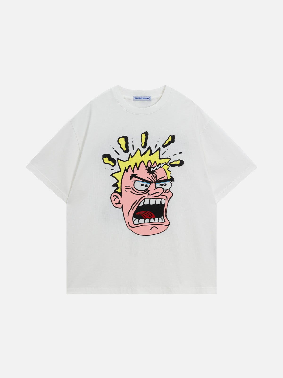 Drill Bit Print Graphic Tee for Men | Aelfric Eden Cotton Shirt