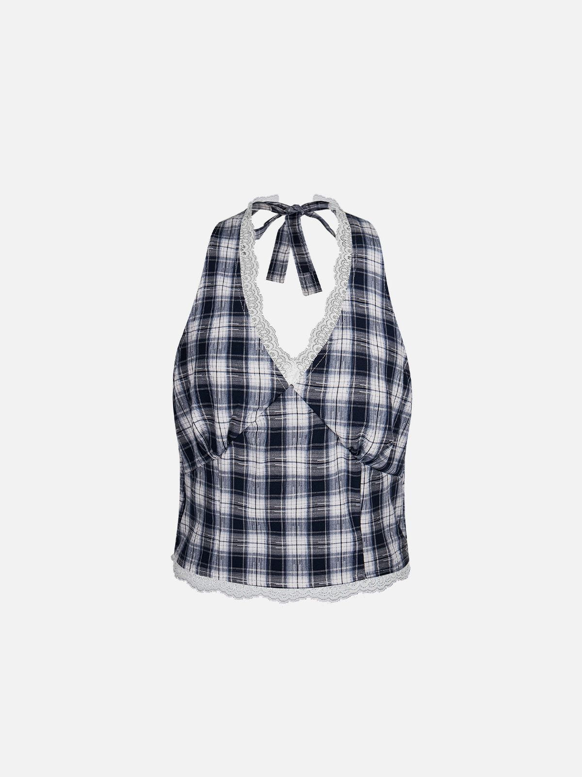 Lace Plaid Cami Top for Women | Aelfric Eden
