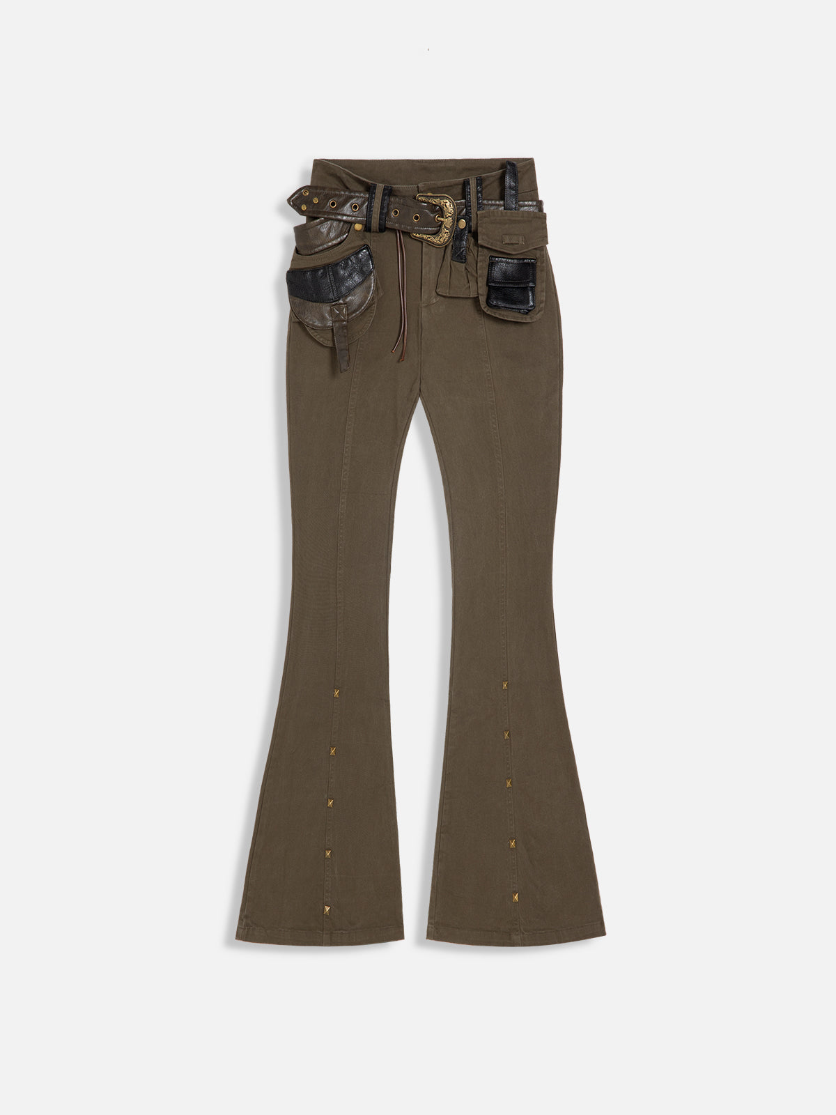 Flared Jeans with Rivet Details | Aelfric Eden