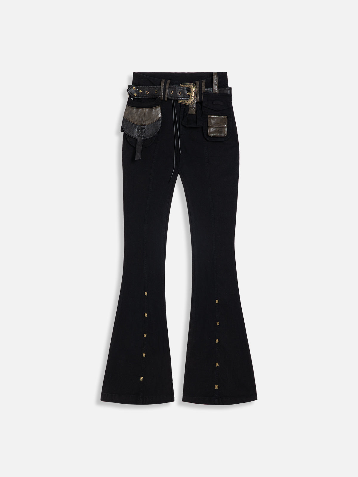 Flared Jeans with Rivet Details | Aelfric Eden