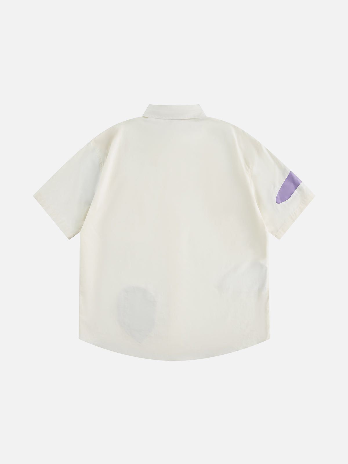 Patchwork Short Sleeve Shirt for Men - Colorful Cotton Casual Wear | Aelfric Eden