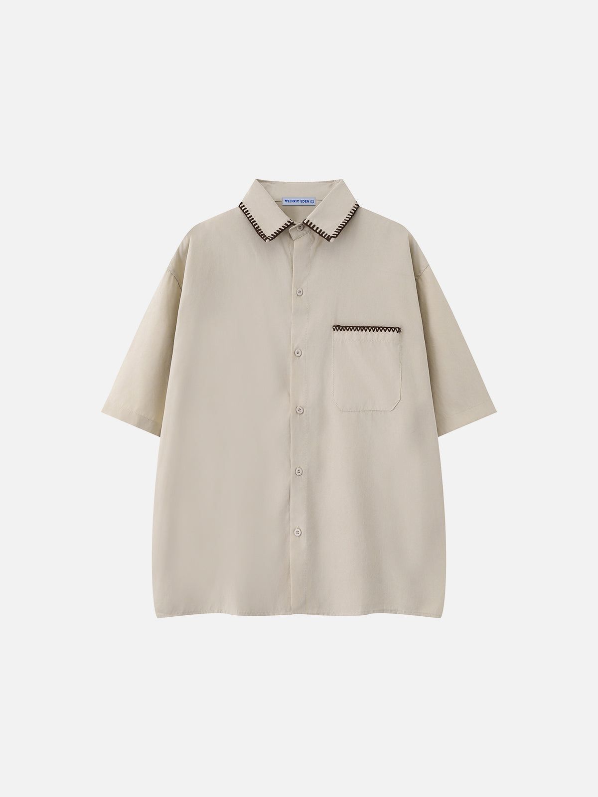 Embroidery Short Sleeve Shirt for Men | Aelfric Eden