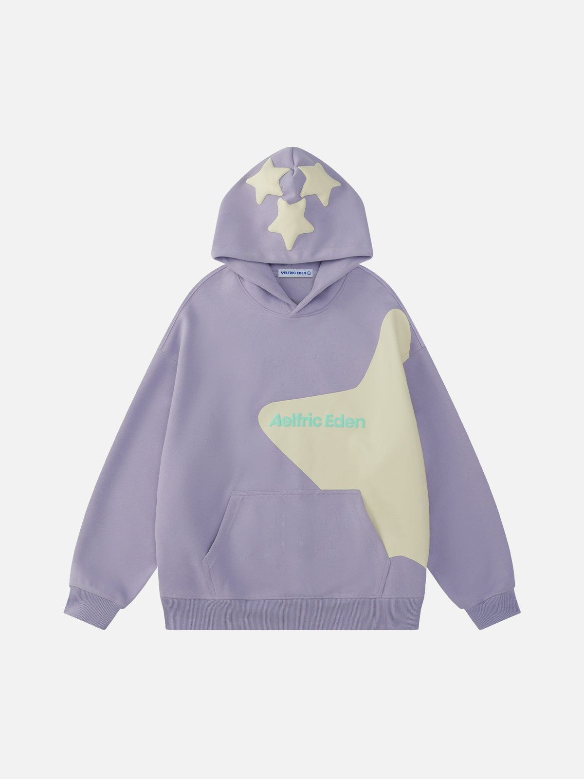 Star Print Color-Block Hoodie for Men & Women | Aelfric Eden