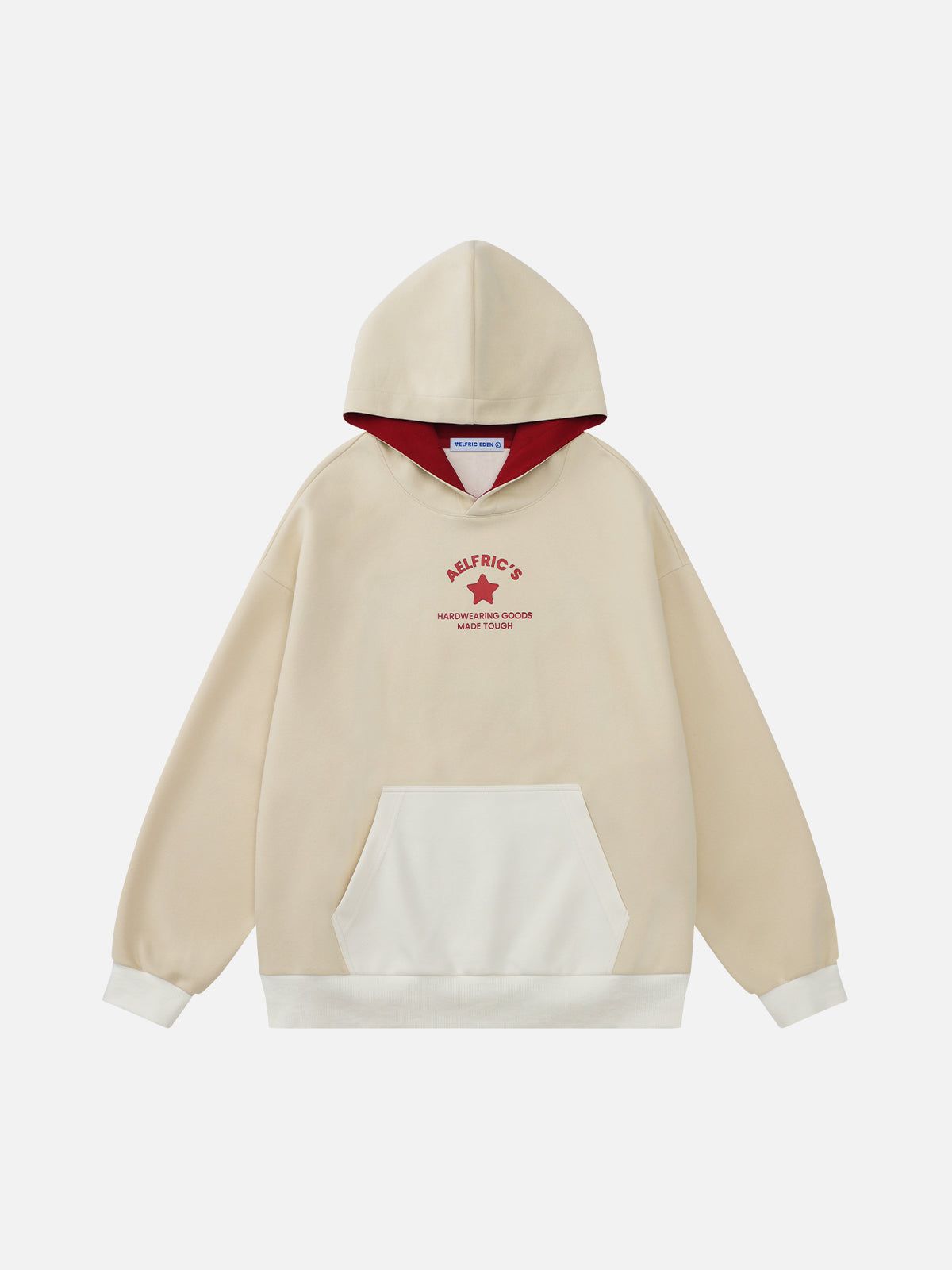 Eden Star Hoodie with Color Blocking Design | Aelfric Eden