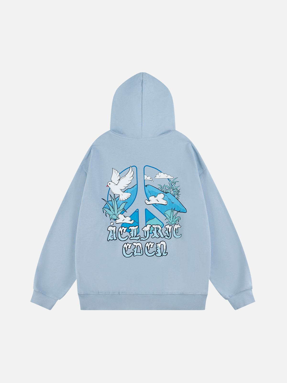 Peace Dove Print Zip-Up Hoodie | Aelfric Eden