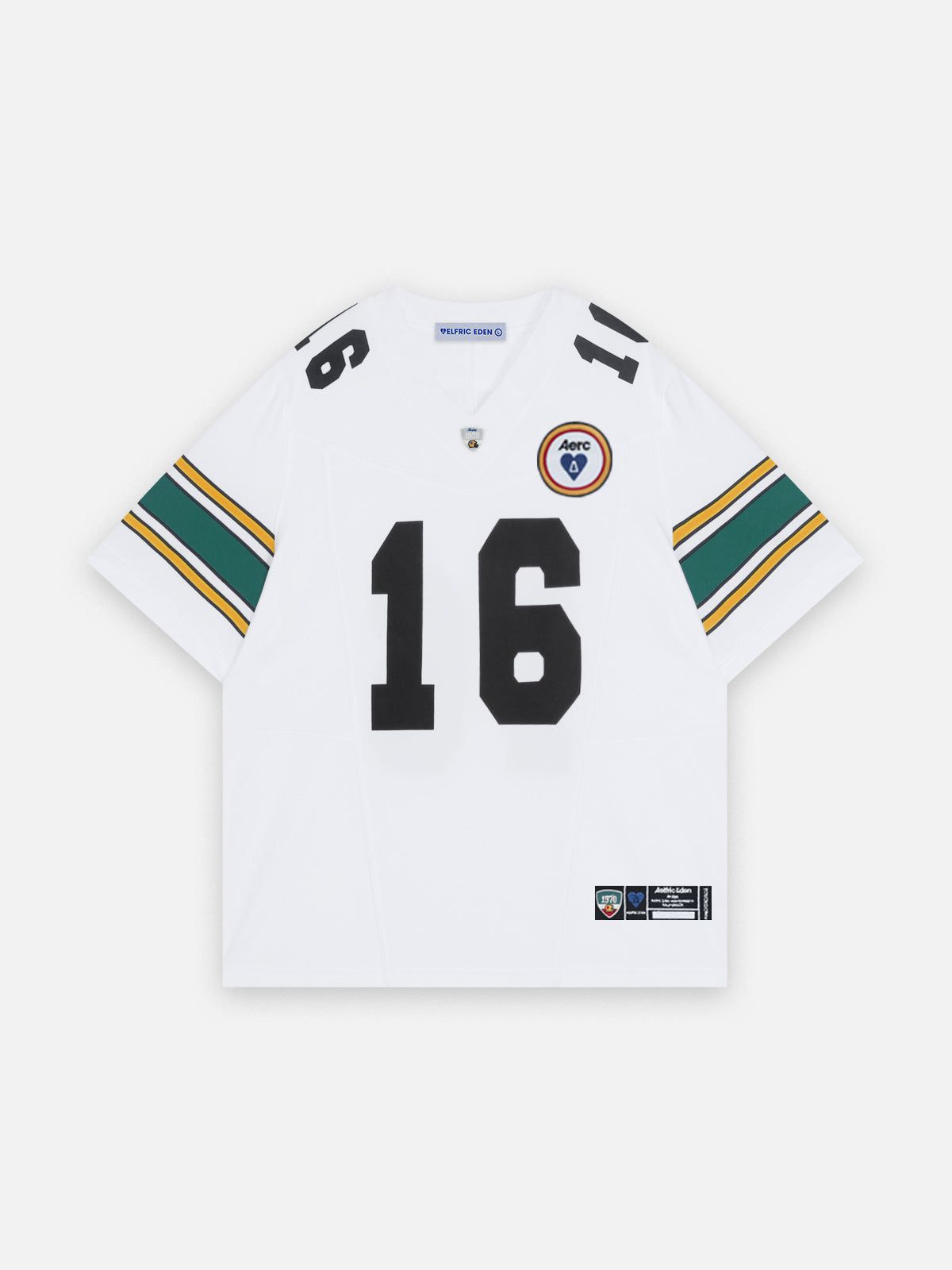 Football Jersey with Bold Number 16 Print | Aelfric Eden