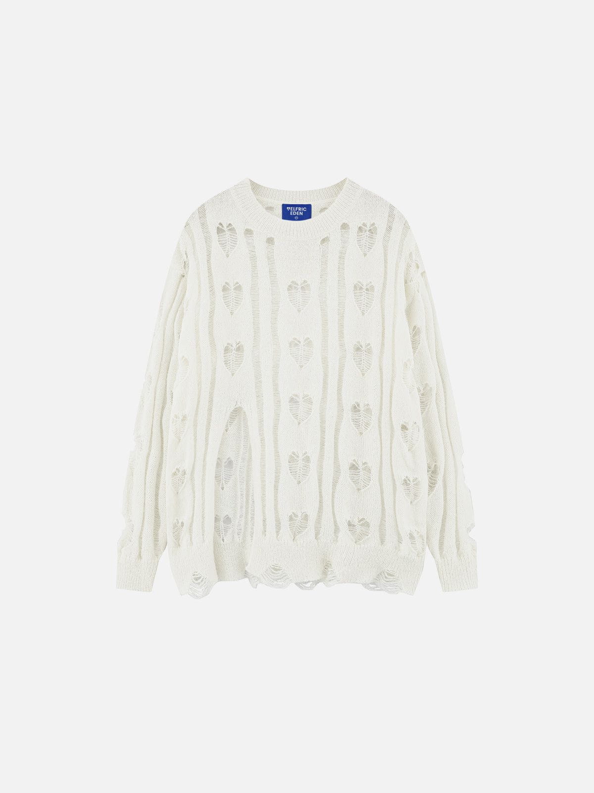 Heart Open Knit Sweater for Summer | Aelfric Eden