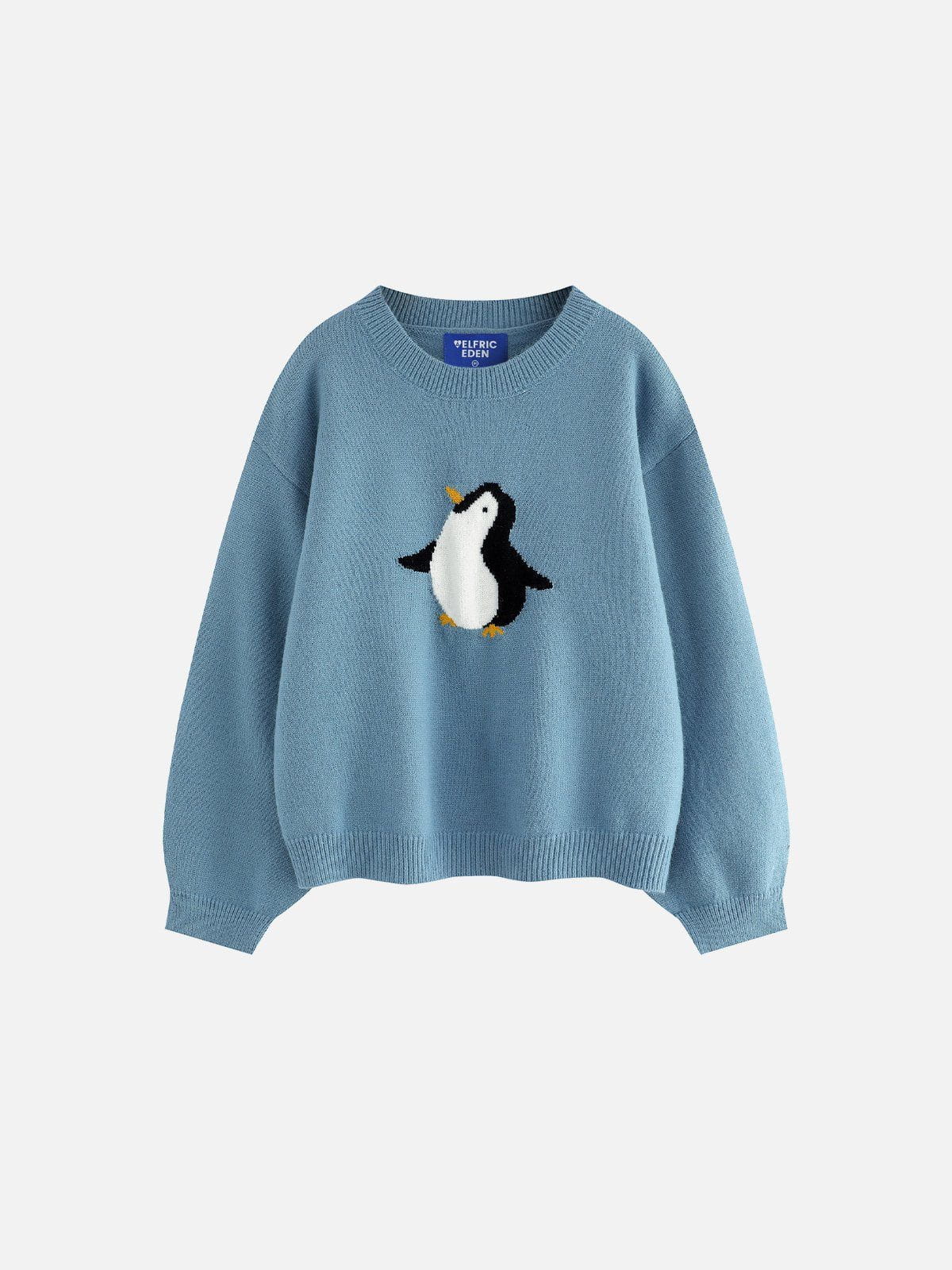 Penguin Graphic Cropped Sweater for Women | Aelfric Eden
