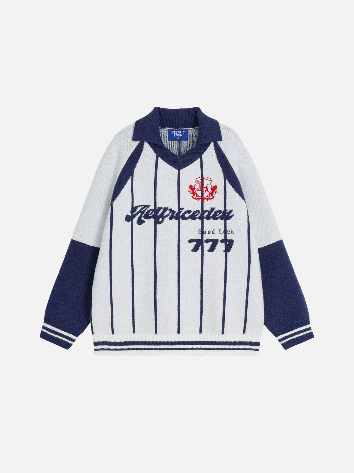 Striped Polo Sweater for Men | Aelfric Eden Vintage Style