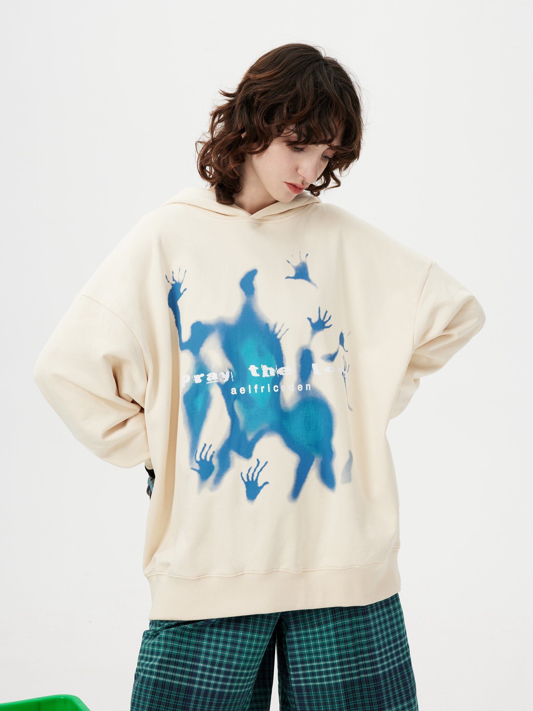 Abstract Shadow Print Hoodie for Men & Women | Aelfric Eden Cotton