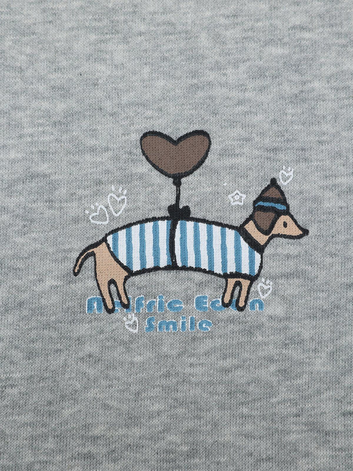 Cartoon Dog Print Hoodie for Men & Women | Aelfric Eden
