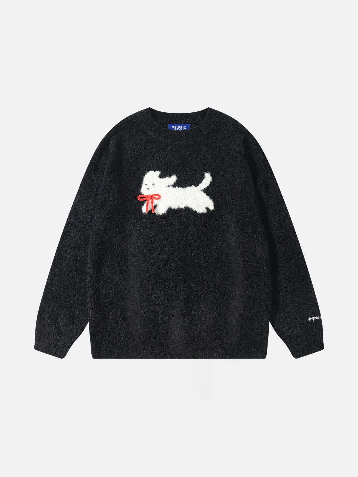 Dog Sweater with Bow & Graphic | Aelfric Eden