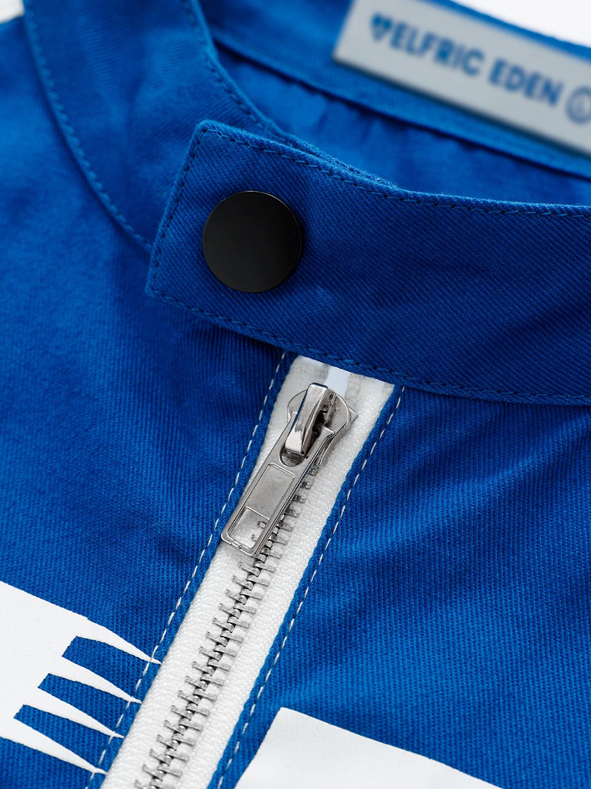 Racing-Inspired Stand-Up Collar Short Sleeve Shirt | Aelfric Eden
