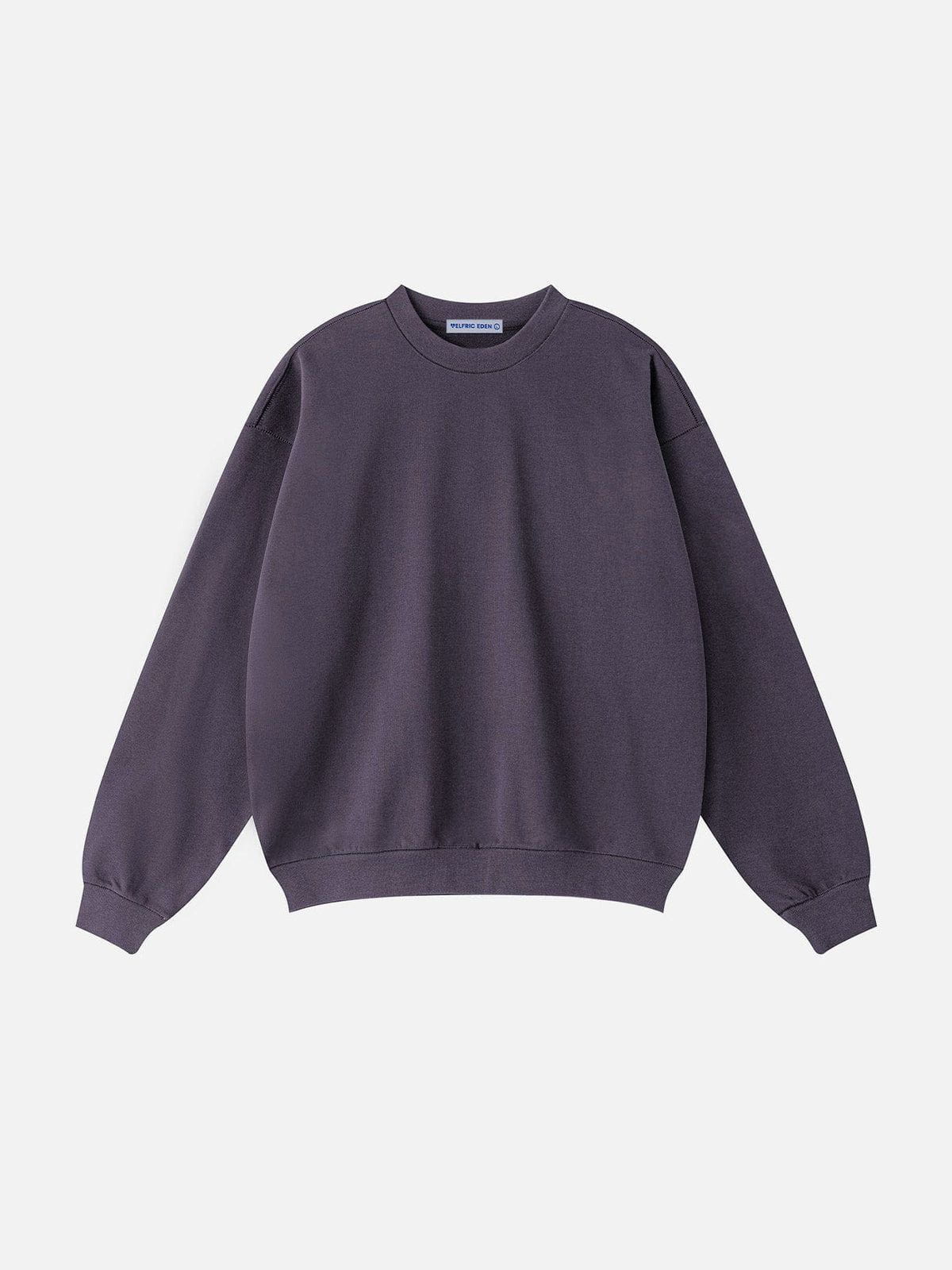 Oversized Solid Sweatshirt for Men & Women | Aelfric Eden Basic