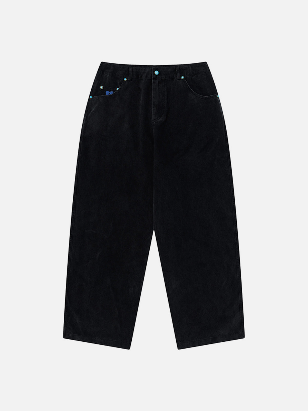 Aelfric Eden Patchwork Baggy Jeans | 100% Cotton