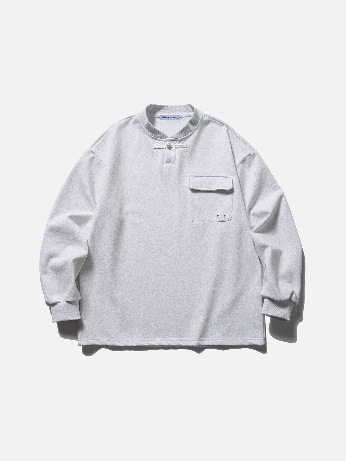 Frog Button Sweatshirt | Cotton-Polyester Blend | Aelfric Eden
