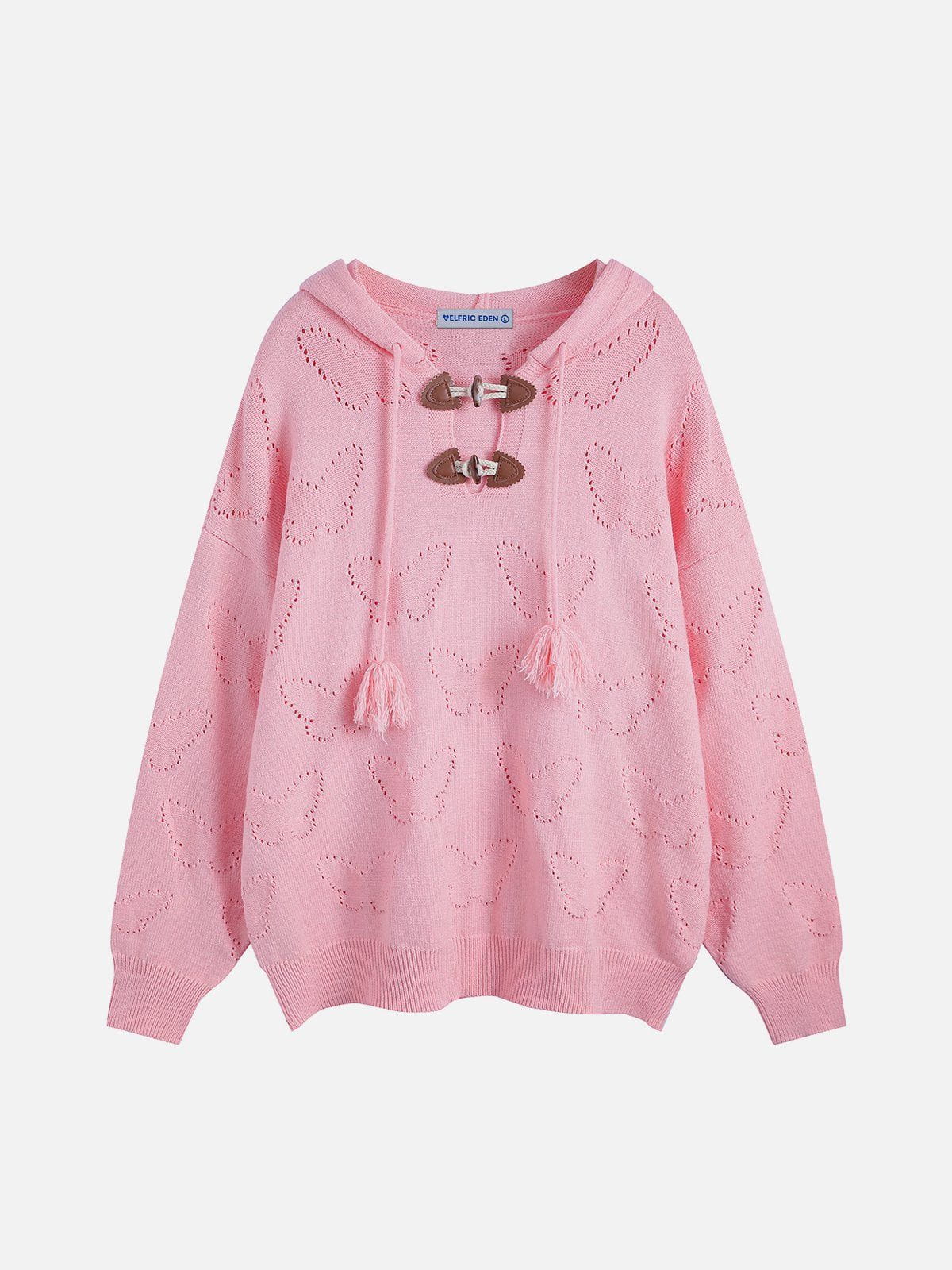 Butterfly Cut-Out Hoodie with Horn Buttons | Aelfric Eden