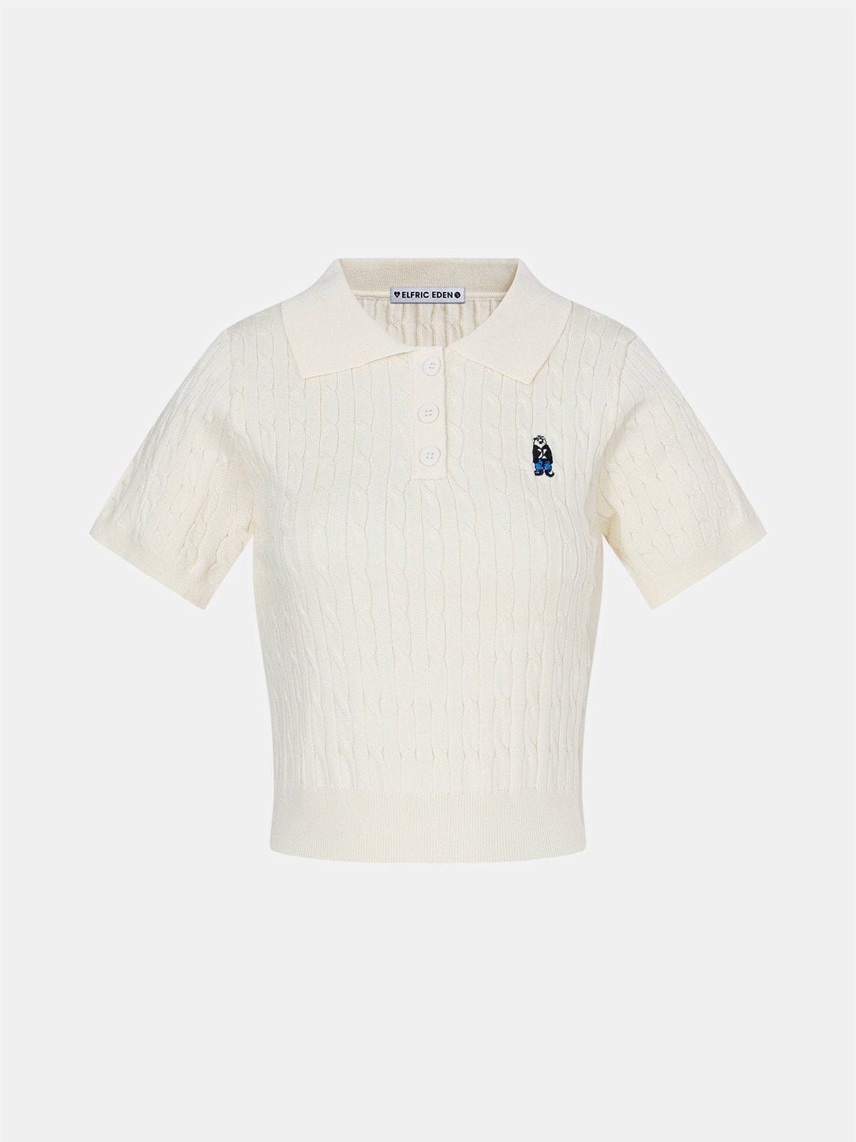Cartoon Embroidery Polo Shirt for Men | Aelfric Eden