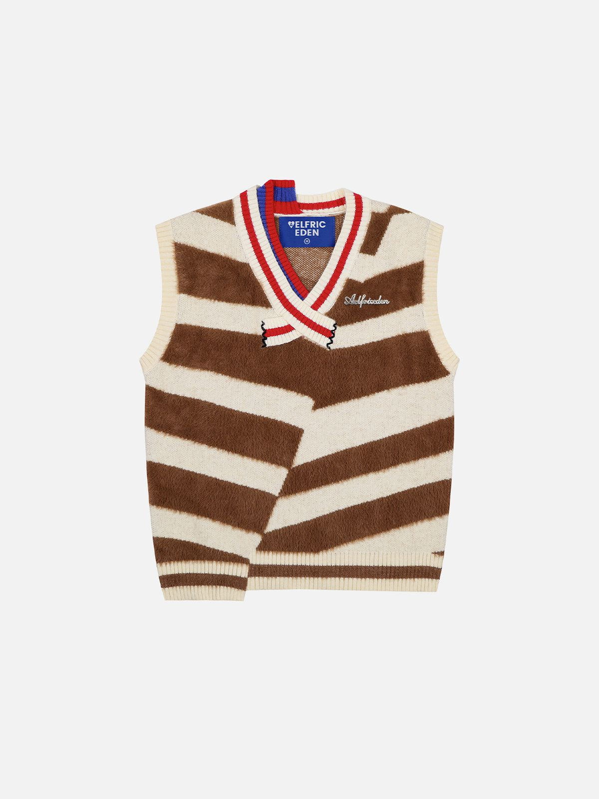Striped Sweater Vest for Men | Aelfric Eden Cozy Knit