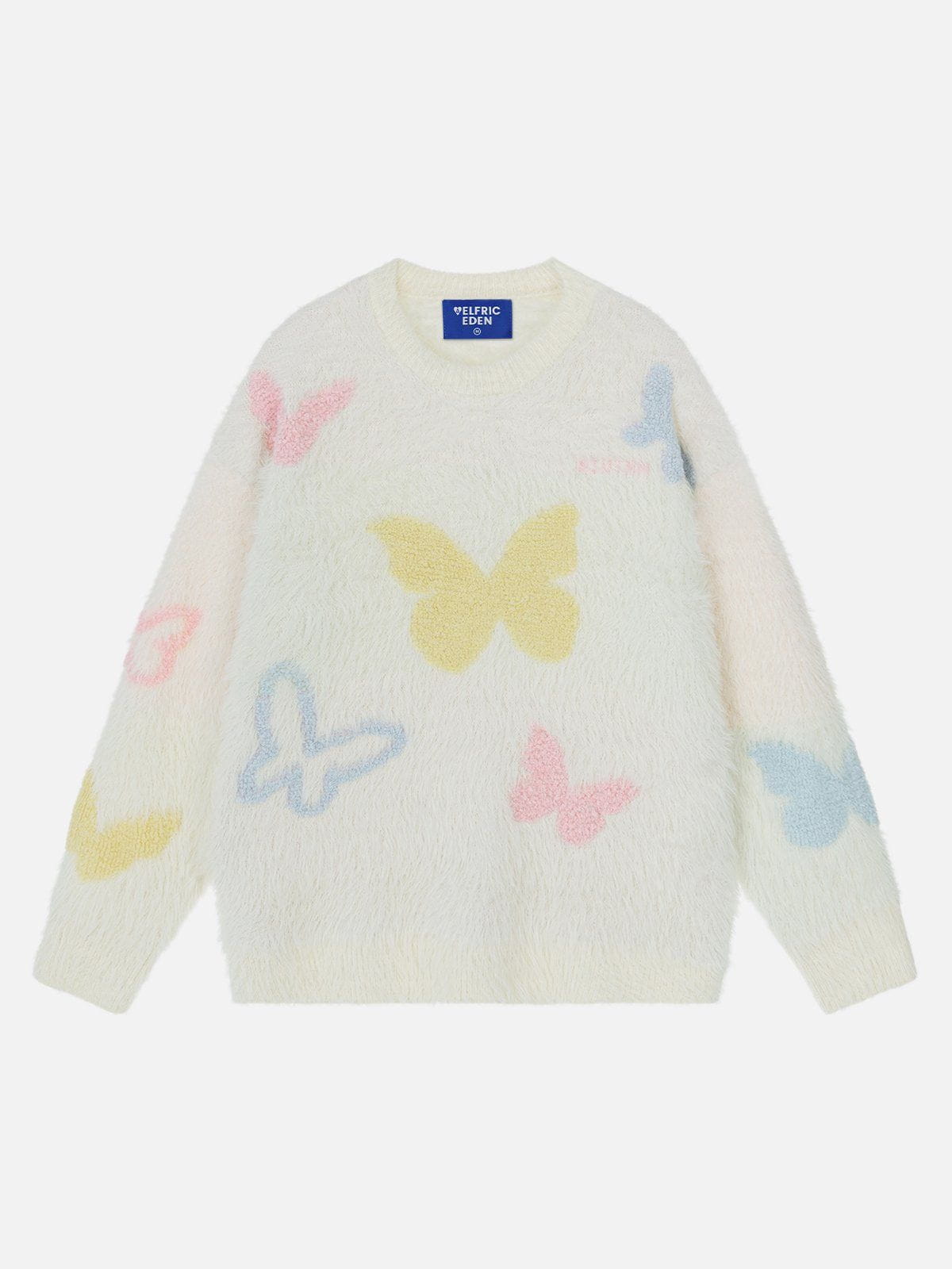 Colorful Butterfly Graphic Sweater for Women | Aelfric Eden