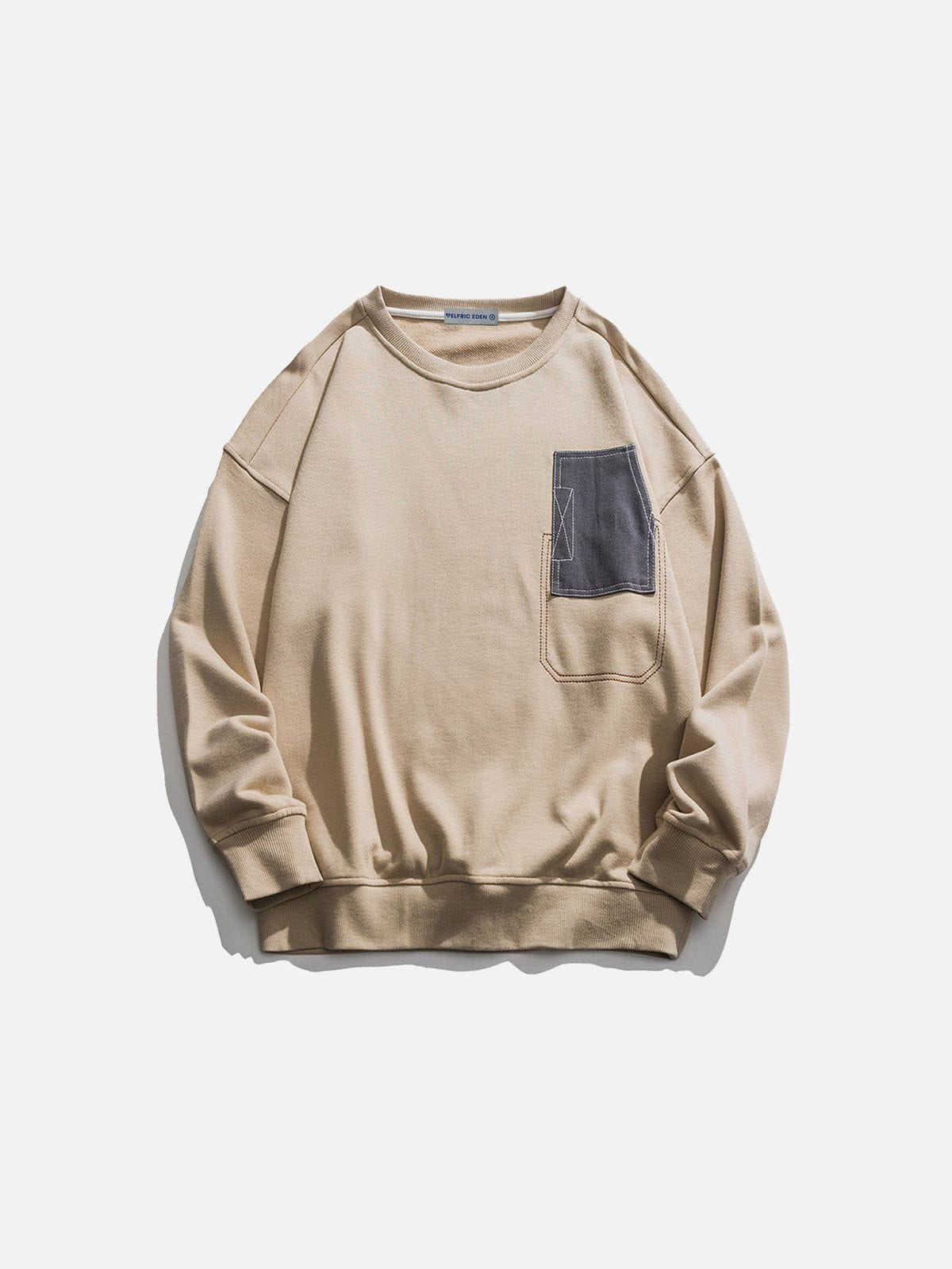 Color Block Patchwork Sweatshirt | Aelfric Eden