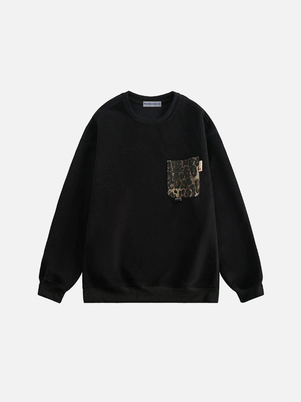 Leopard Print Pocket Sweatshirt | Aelfric Eden
